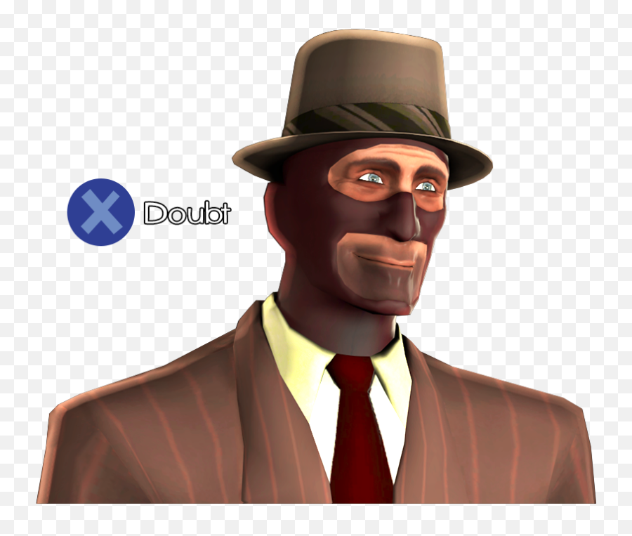 Doubt Meme Transparent - Gentleman Emoji,Press X To Doubt Emoji