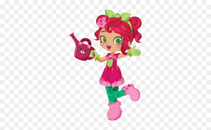 Shopkins Happy Places Characters Season 2 U2013 Rosie Bloom - Shopkins Happy Places Png Emoji,Emoji Express Happy Meal