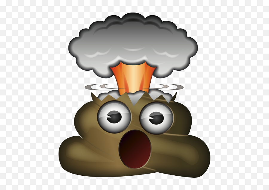 Emoji U2013 The Official Brand Exploding Head Poo - Exploding Poop Emoji,Exploding Emoji