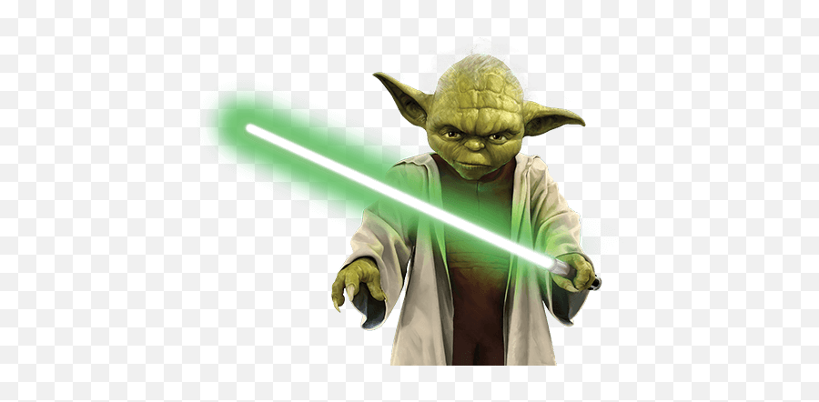 Yoda Lightsaber Star Wars Transparent Png - Star Wars Png Emoji,Yoda Emoji Facebook