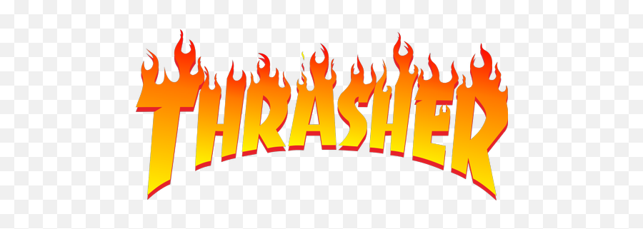 Thrasher Vans Flames Fire Zumiez - Transparent Background Thrasher Logo Png Emoji,Zumiez Emoji Joggers