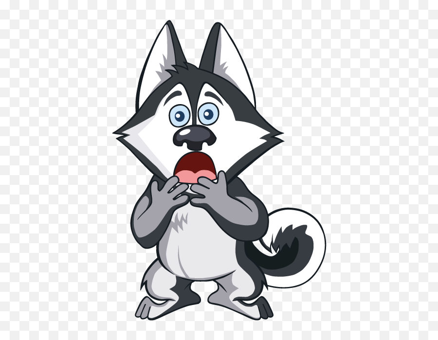 Husky - Stickers For Imessage By Evgeny Kopytin Fictional Character Emoji,Husky Emotions