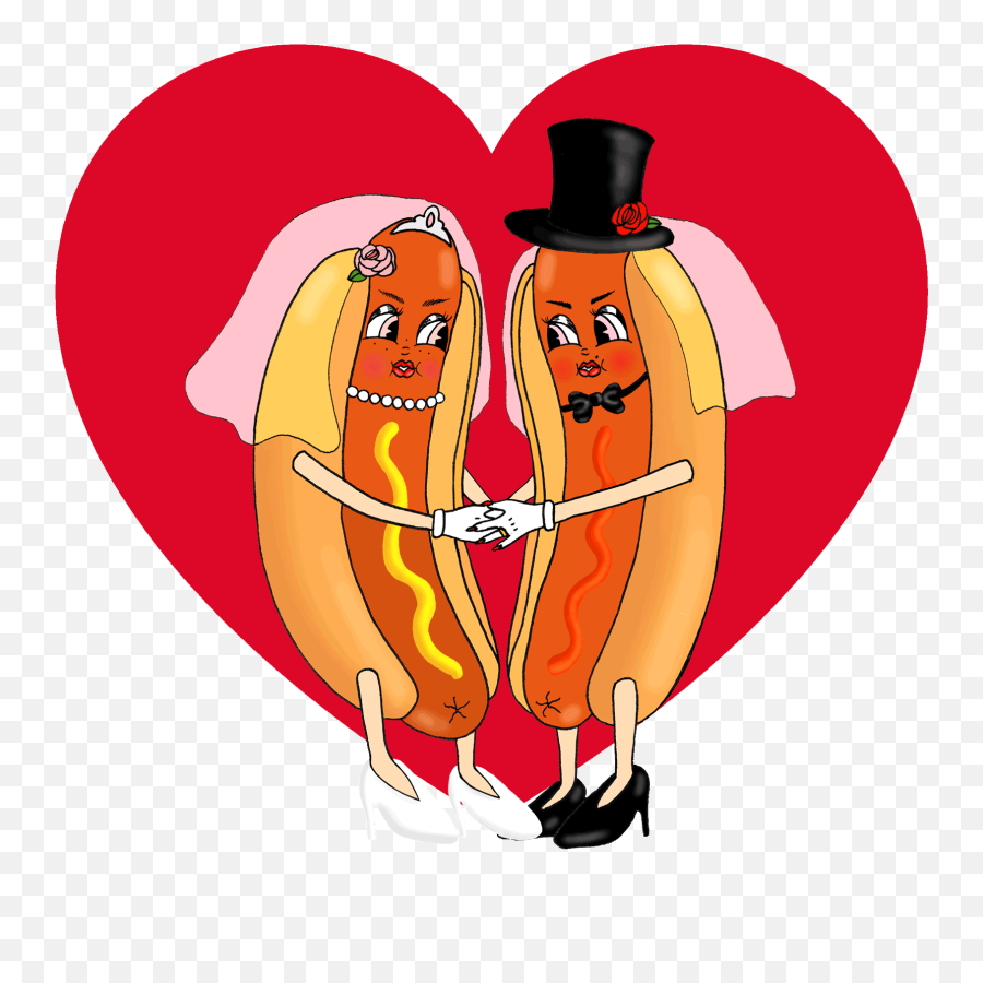 Clipart Love Sticker Clipart Love Sticker Transparent Free - Hot Dogs In Love Emoji,Emoji Love Stickers