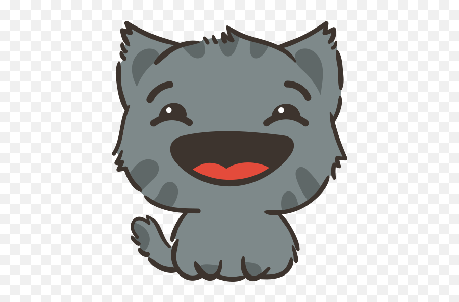 Emoji Kittens Stickers - Wastickerapps Fictional Character,Animal Emoji