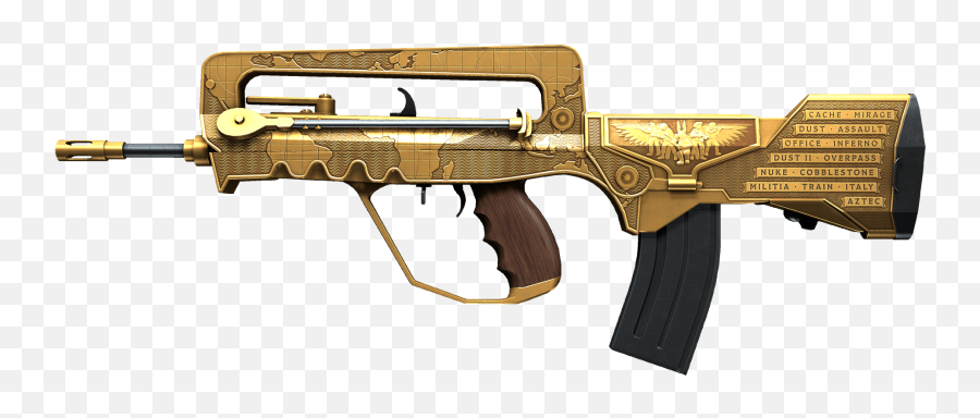 Ballinu0027 On A Budget Top Five Famas Skins For 15 Or Less - Eye Of Athena Famas Png Emoji,Emojis In Cs Go Nametags