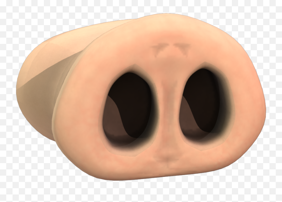 Pig Snout - Pig Snout No Background Emoji,3d Noseface Emoticon Spinning