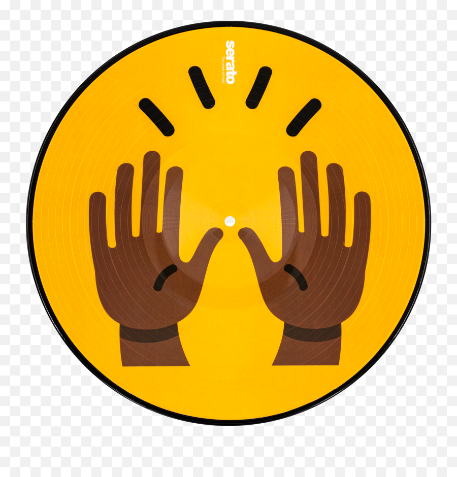 Serato Emoji Series Control Vinyl U0027prayraised Handsu0027 2 X 12 - 12 Emoji Series Hands Pair,Prayer Emojis Transparent