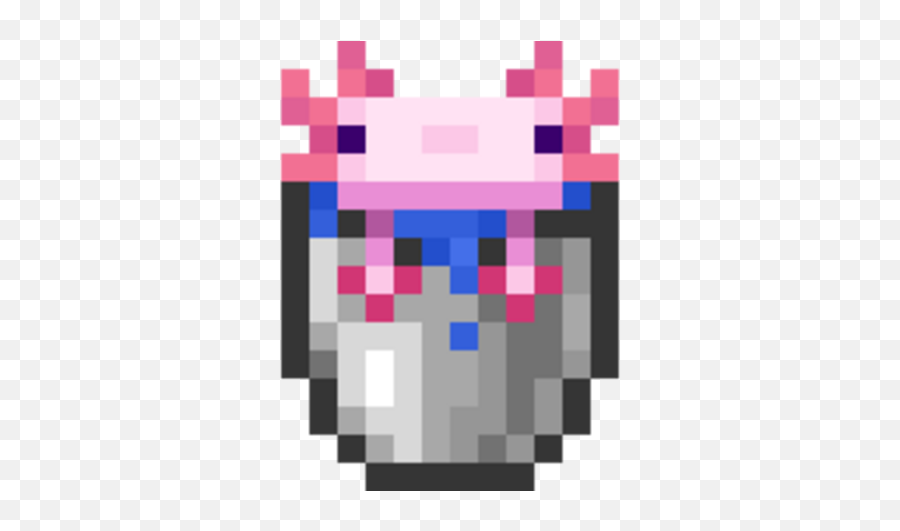 Bucket Of Axolotl - Minecraft Axolotl Bucket Emoji,Spyglass And Fish Emoji