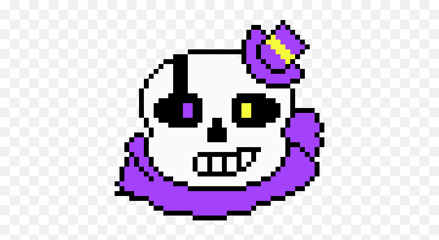 Pixel Art Gallery - Sans Head Pixilart Emoji,Mettaton Emoticon