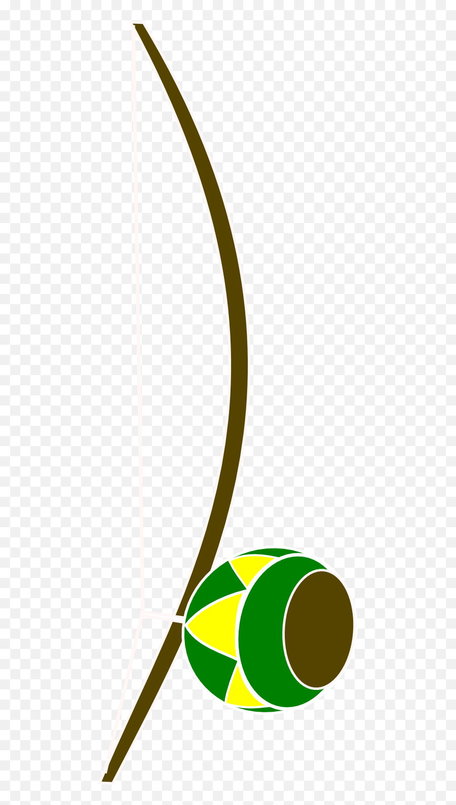 Berimbau Clipart - Vertical Emoji,Capoeira Emoticon