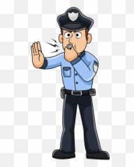 Is Authoritative Parenting The Best Parenting Style - Male Police Officer Cartoon Emoji,Repress Emotions Cartoon