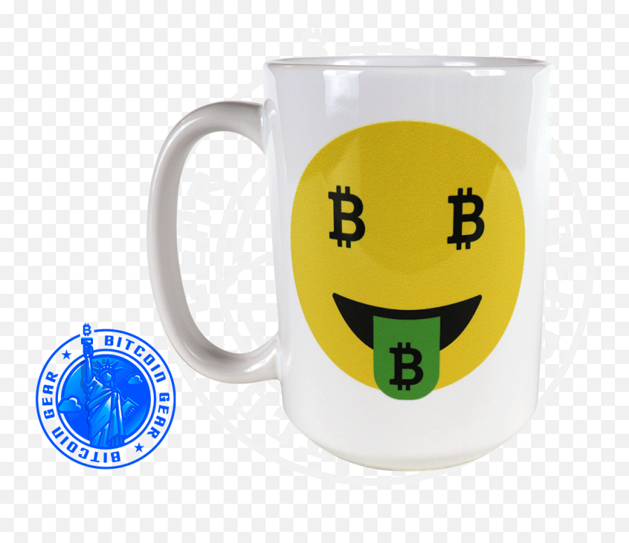 Bitcoin Mug - Ajou University Emoji,Coffeecup Emoticon