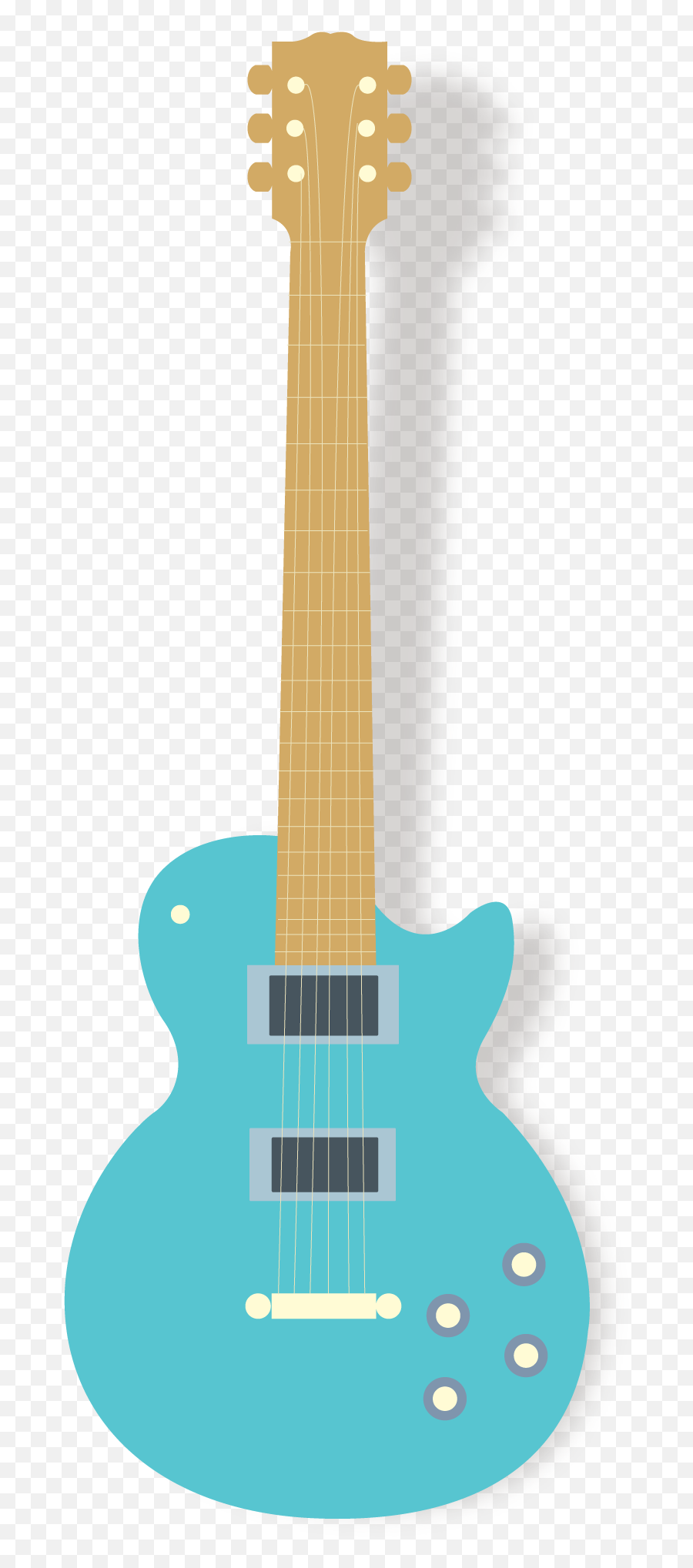 Electric Clipart Transparent Electric Transparent - Teal Guitar Clipart Emoji,Electric Guitar Emoji