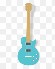 Electric Clipart Transparent Electric Transparent - Teal Guitar Clipart Emoji,Electric Guitar Emoji