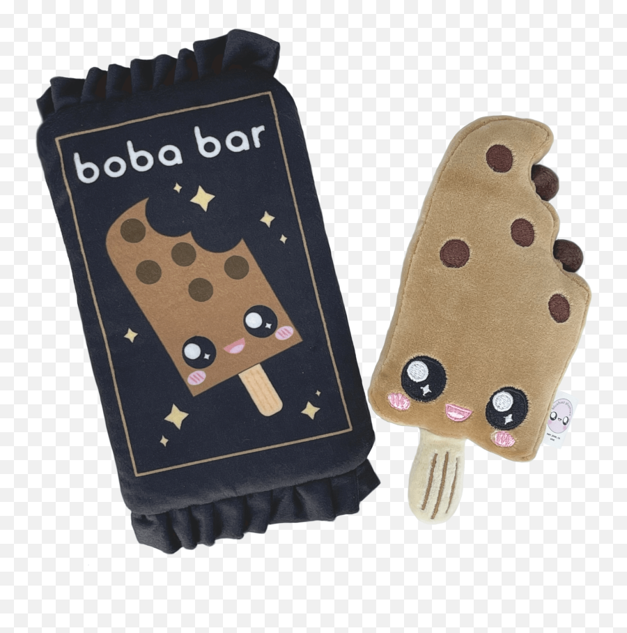 Cute Asian Food Plushies - Ice Cream Bar Emoji,Blushies Emoticon