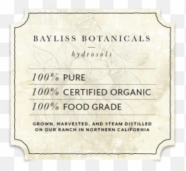 Certified Organic Hydrosolsbayliss Botanicals - Language Emoji,Refreshing Vs. Energizing Emotions