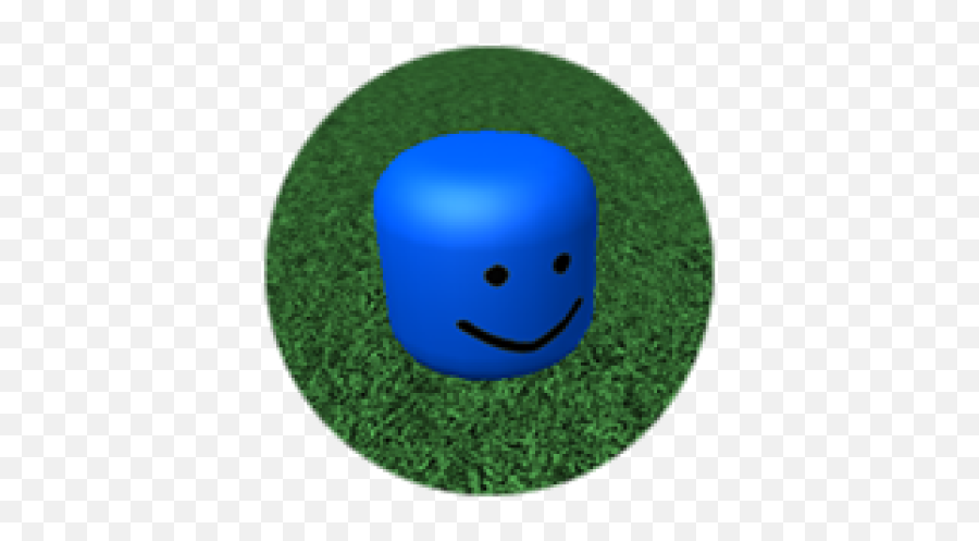 Blue Bighead - Happy Emoji,Big Head Emoticon