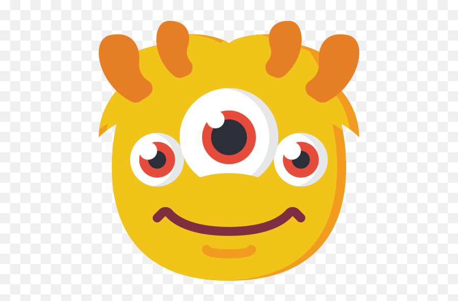 Monstro Emoji,Emoticons De Olhos Arregalados