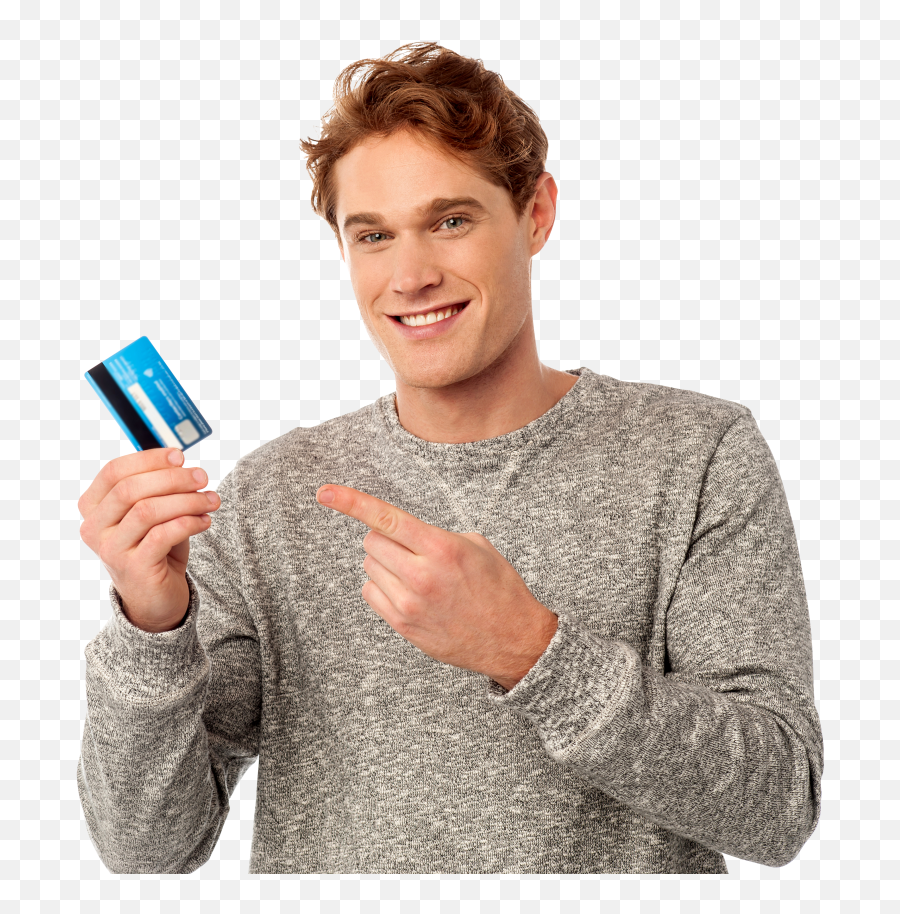 Man Holding Credit Card Pnglib U2013 Free Png Library Emoji,Man With Bunny Ears Emoji