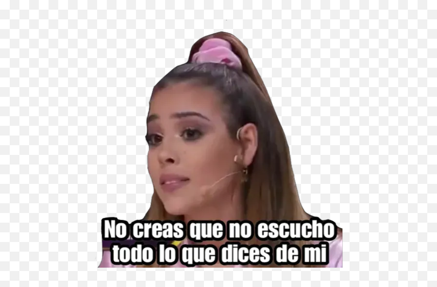 Danna Paola Sticker Pack - Stickers Cloud Emoji,Emojis Graciosos Con Frases