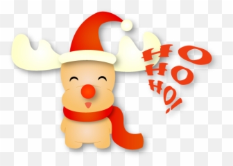 Rudolf - Discord Christmas Emoji Transparwnt,Reindeer Emoji