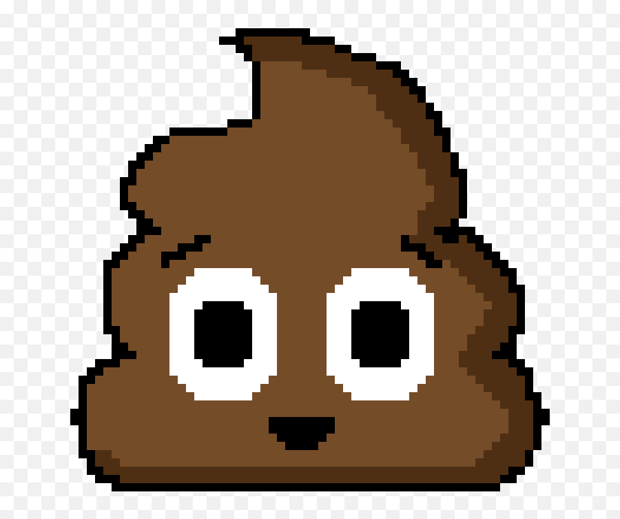 Pixilart - Cute Poo Emoji By Anonymous,How To Draw A Chibi Skull Emoticon