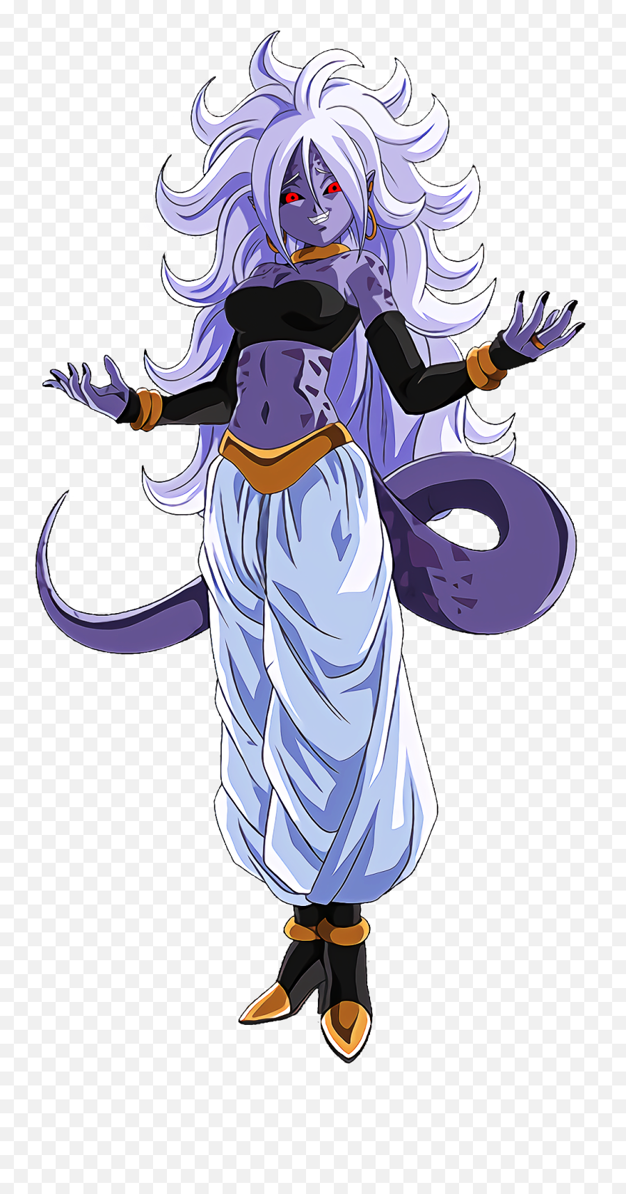 Android 21 Cell Absorbed Render Dragon Ball Z Dokkan Battle - Evil Android 21 Emoji,Dragon Emoji Android