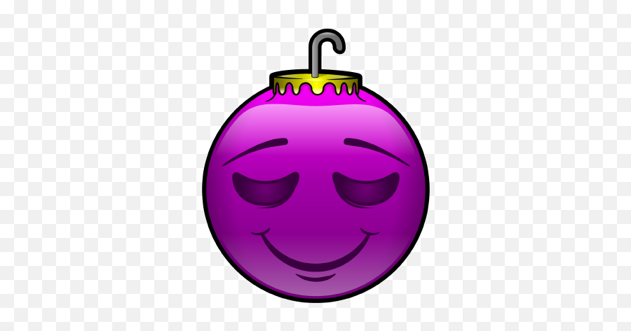 137 Christmas Emoji Ornament Stickers - Happy,Ornament Emoji