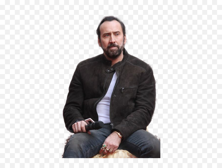 Nicolas Cage - Sitting Emoji,Nicolas Cage Emoji