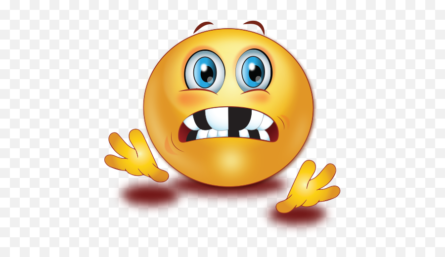 Shocked With Broken Teeth Emoji - Emoji With Broken Teeth,Teeth Emoji