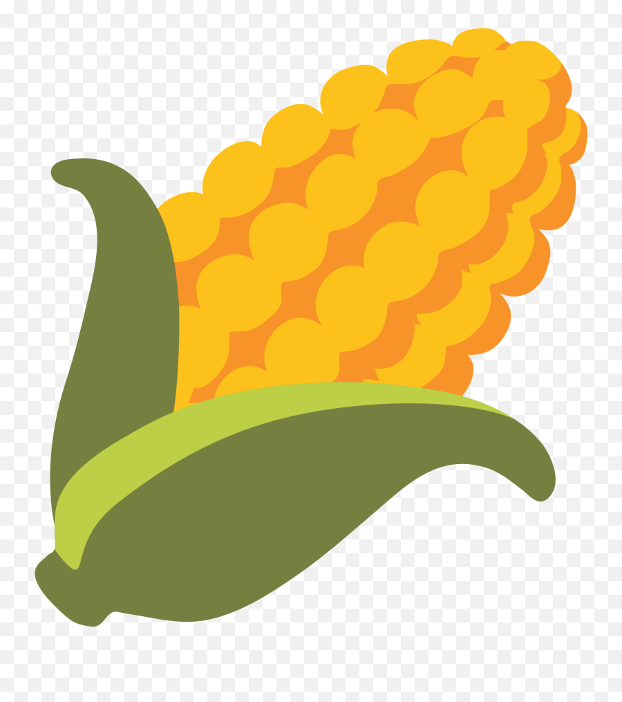 Ear Of Corn Emoji Clipart - Transparent Vegetable Emoji,Corncob Emoji