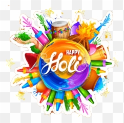 Happy Holi Image Download Transparent - Happy Holi Wishes Png Emoji,Holi Emoji