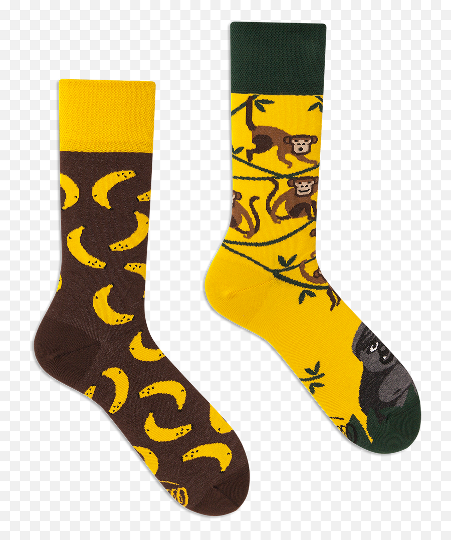 Many Mornings U2013 Polka Shoppe - Ponozky Monkey Emoji,Odd Sox Emoji Socks