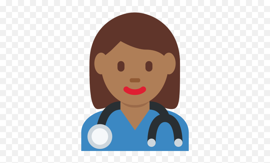 Woman Health Worker Emoji With - Doctor Nurse Emoji,Nurse Emoji