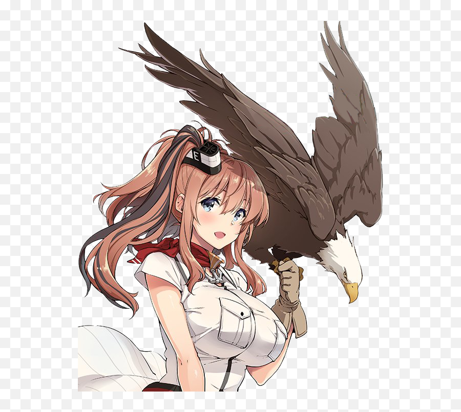 Girl Eagle Png U0026 Free Girl Eaglepng Transparent Images - Kancolle Saratoga Emoji,Magnifier Girl Emoji