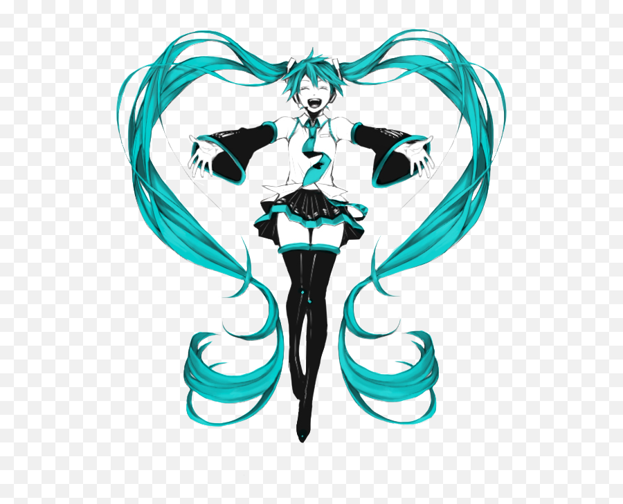 Discover Trending Hatsune Miku Stickers Picsart - Fictional Character Emoji,Fresh Emoji Irl