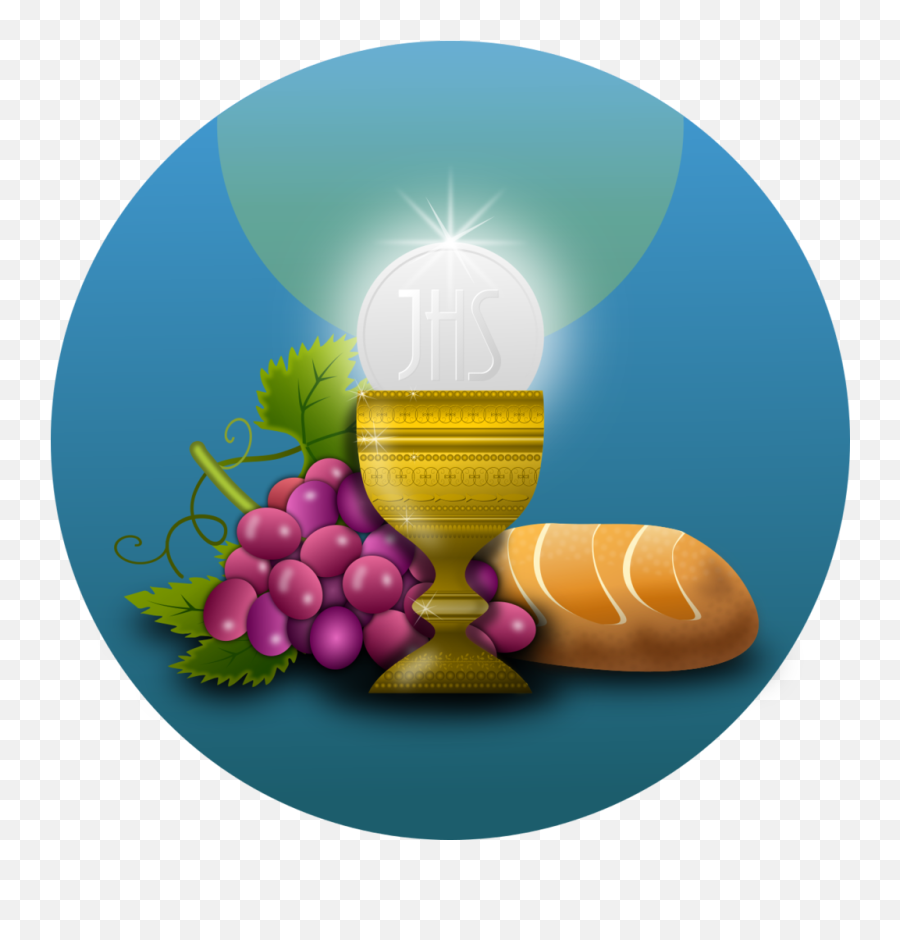 Download Catholic Of Eucharist - Eucharist Catholic Mass Clipart Emoji,Communion Emoticon