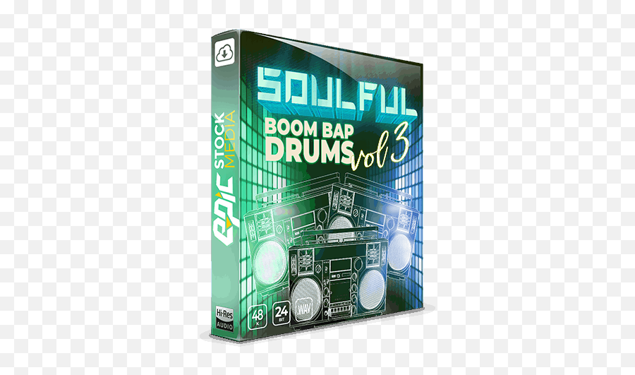 Soulful Boom Bap Drums Vol 3 - Book Emoji,I Am Trapped In A Glass Case Of Emotion