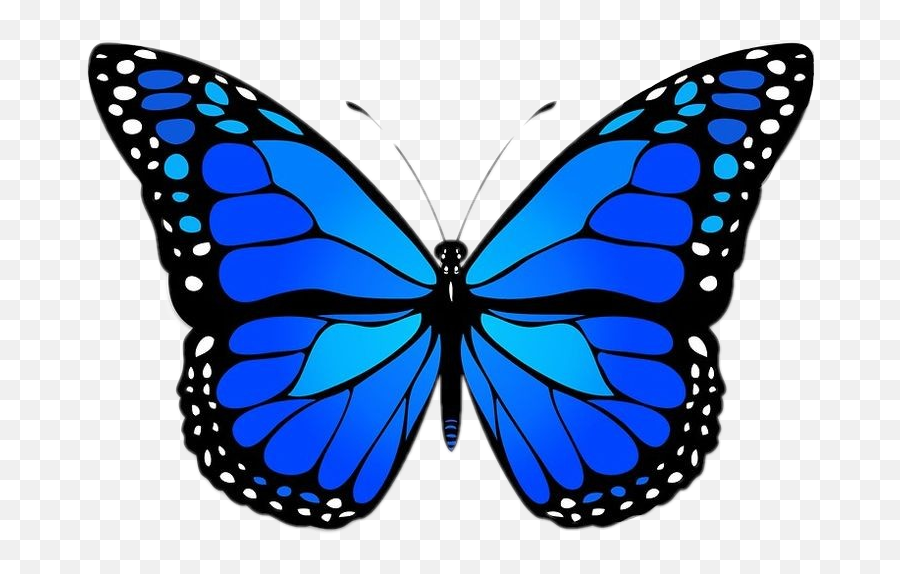 Freetoedit Mariposa Sticker - Blue Butterfly Clipart Emoji,Emoji Mariposa