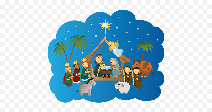Childrens Nativity Scene - Nativity Scene Picture For Children Emoji,Manger Scene Emojis