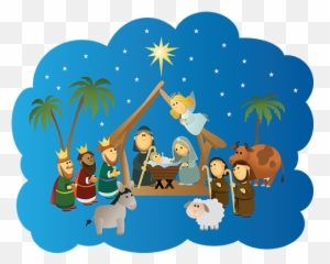 Childrens Nativity Scene - Nativity Scene Picture For Children Emoji,Manger Scene Emojis