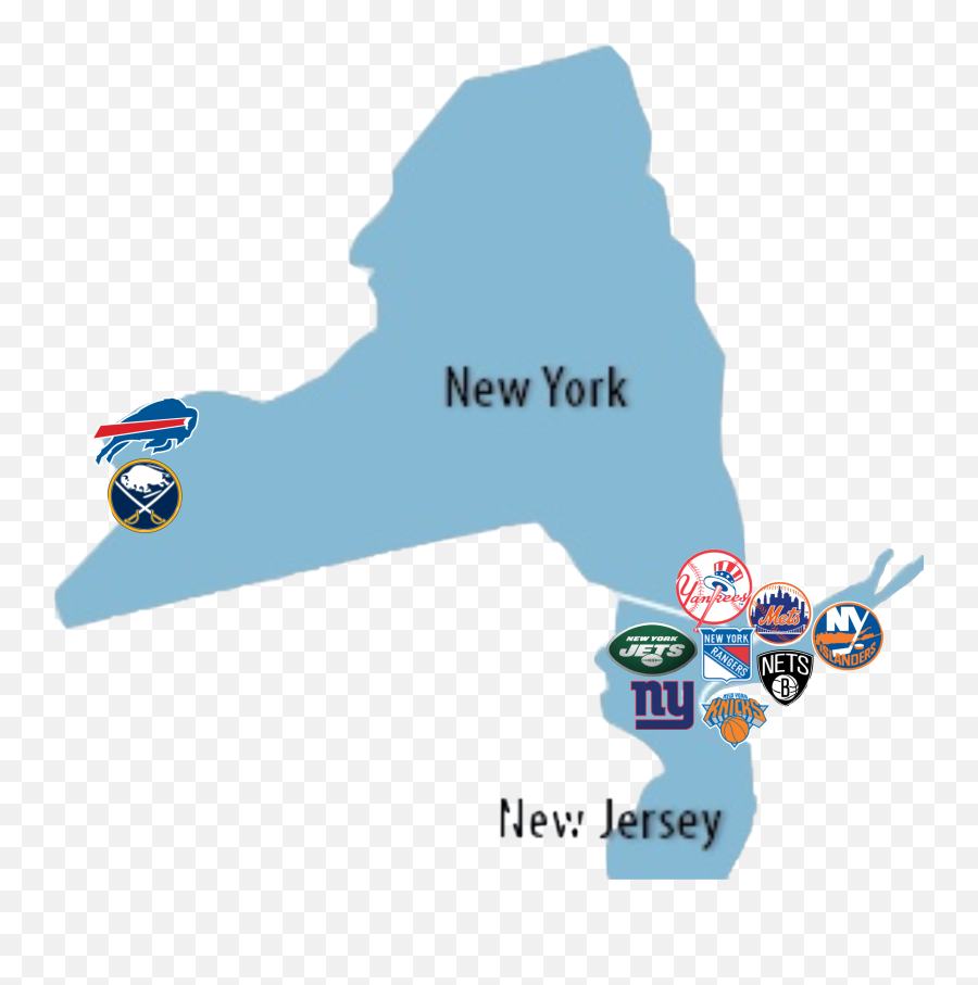Newyorkstate Newyork Newhersey Sticker - Language Emoji,Buffalo Bills Emoji