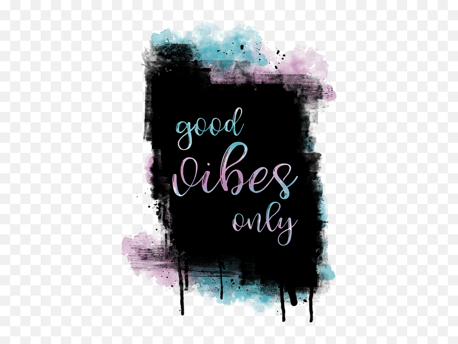 Text Art Good Vibes Only Tote Bag For - Art Good Vibe Only Emoji,Paintings That Show Emotion Happy