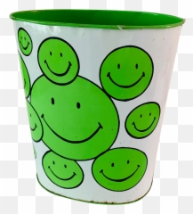 1970s Vintage A Nice Smiley - Happy Emoji,Wastebasket Emoji