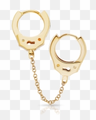 8mm Handcuff Clickers With Medium Chain - Maria Tash Handcuff Earrings Diamond Emoji,Septum And Emotion