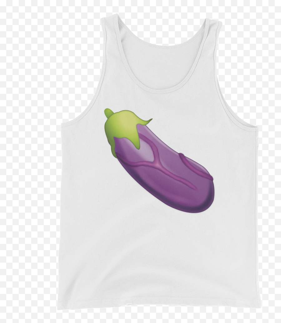 Veiny Aubergine Emoji Vest - Active Tank,Bum Emoji