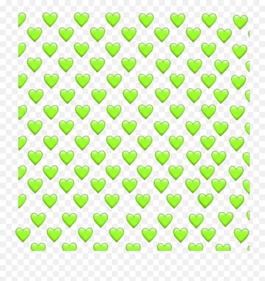 Green Heart Hearts Greenheart Sticker By Alien - Background Watercolor Polka Dots Emoji,Green Emojis