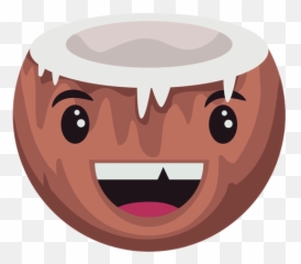 Vetores E Modelos De Agua De Coco Ai Png Svg Emoji,Emoticon Coco Triste