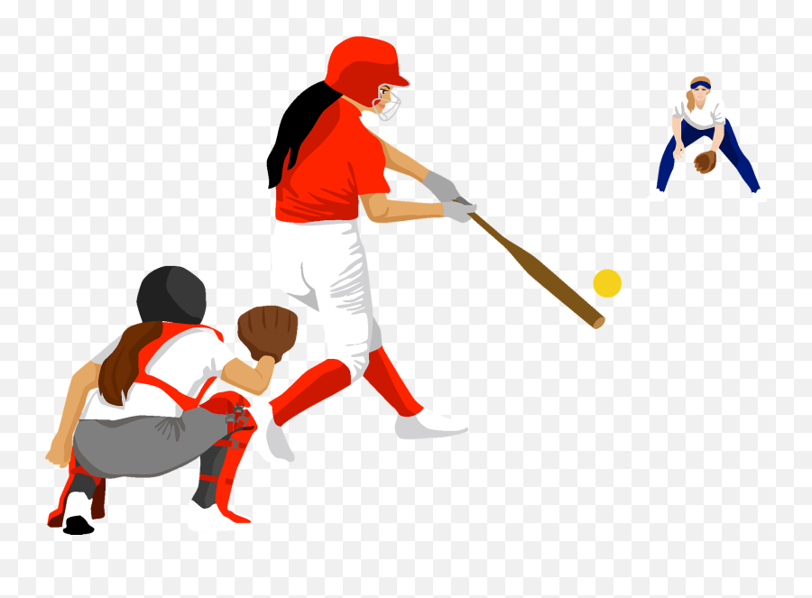 Softball Clipart - Composite Baseball Bat Emoji,Softball Emojis