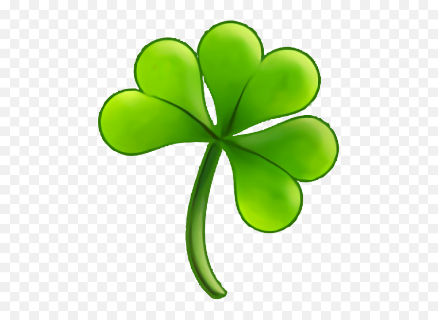 St Patricku0027s Day Green Leaf Plant For Saint Patrick For St Emoji,Clover Emoji